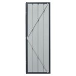 DODATKI ZA KOVINSKE HIŠKE GLOBEL KOMPLET VRAT 2 ANTRACIT 200 X 67 CM (HD2E) - slika 2